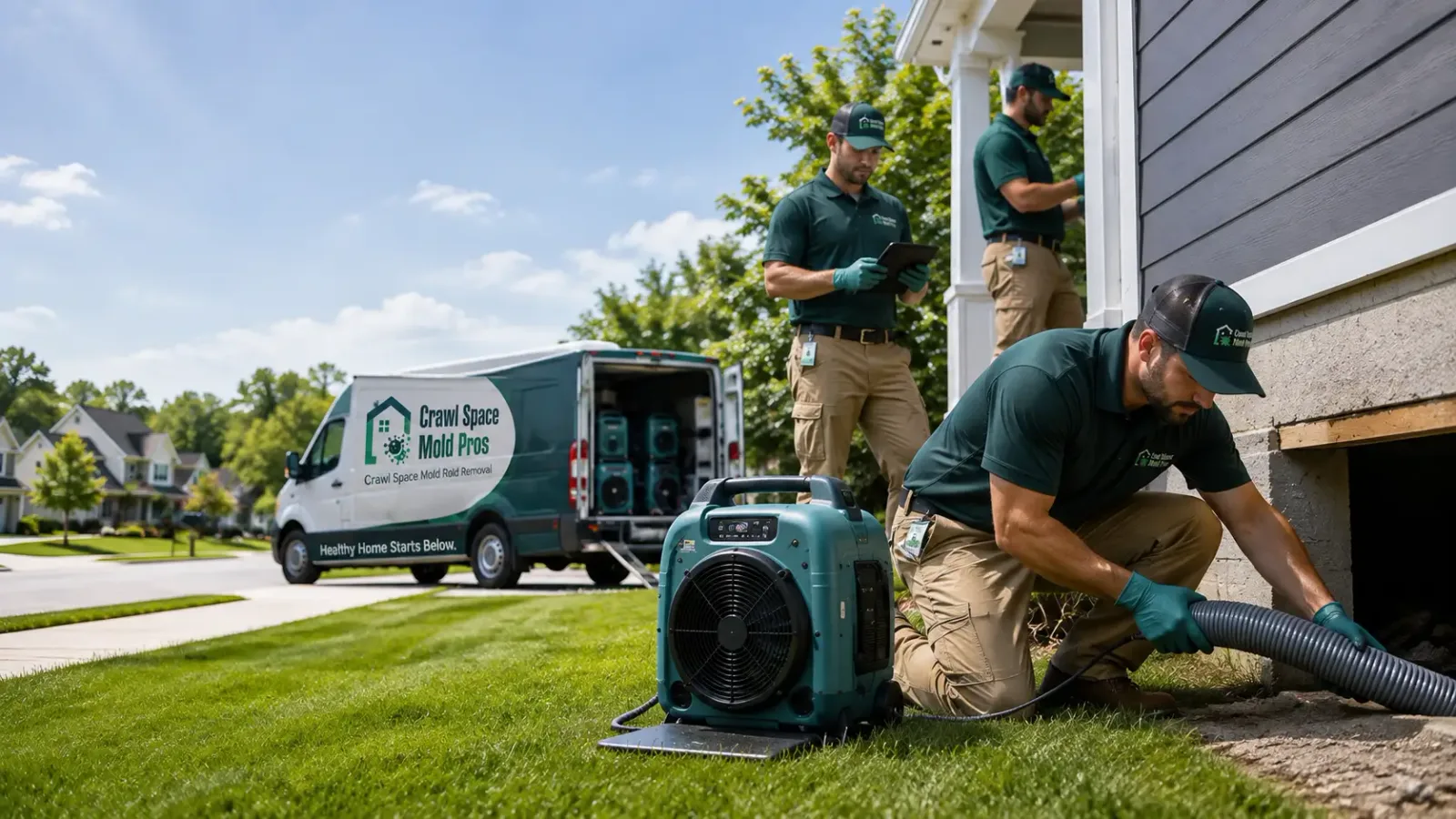 Crawl Space Mold Removal in Mendon, OH